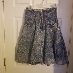 Vintage acid washed skirt